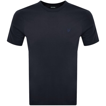 Lyle & Scott★メンズ 半袖 クルーネック ロゴ Basic Tシャツ 紺 LYLE&SCOTT tシャツ 「LYLE＆SCOTT/ライルアンドスコット」ワン